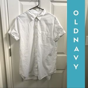 Old Navy - Short Sleeve Boyfriend Button Up